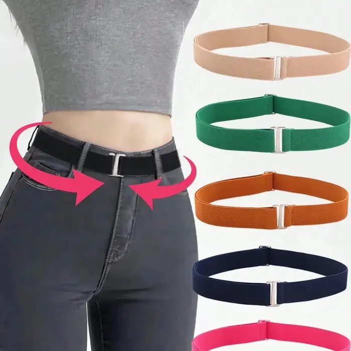 Ceinture de pantalon élastique confortable et réglable pour femme