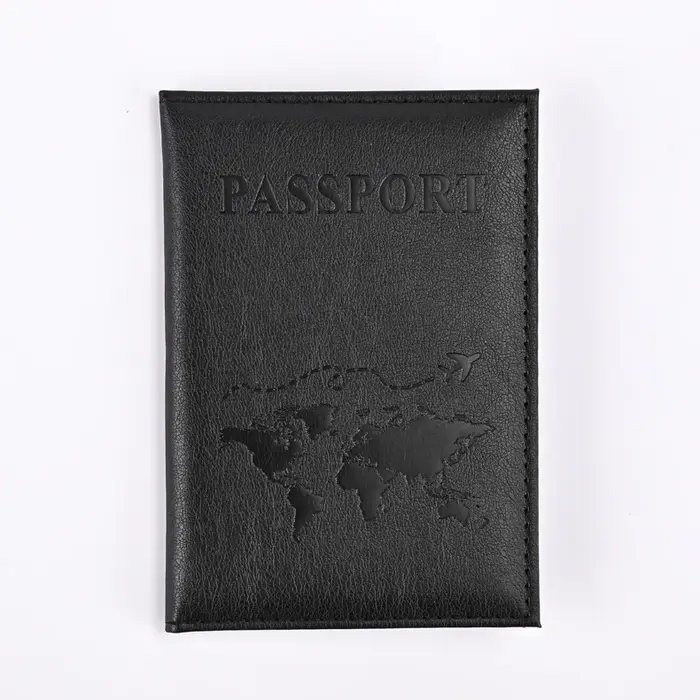 Porte-passeport en PU coloré, couverture de passeport, couverture de protection pour passeport de vo