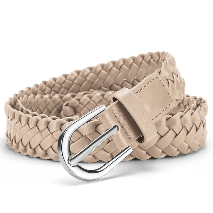 Ceinture tressée vintage à la mode pour femme