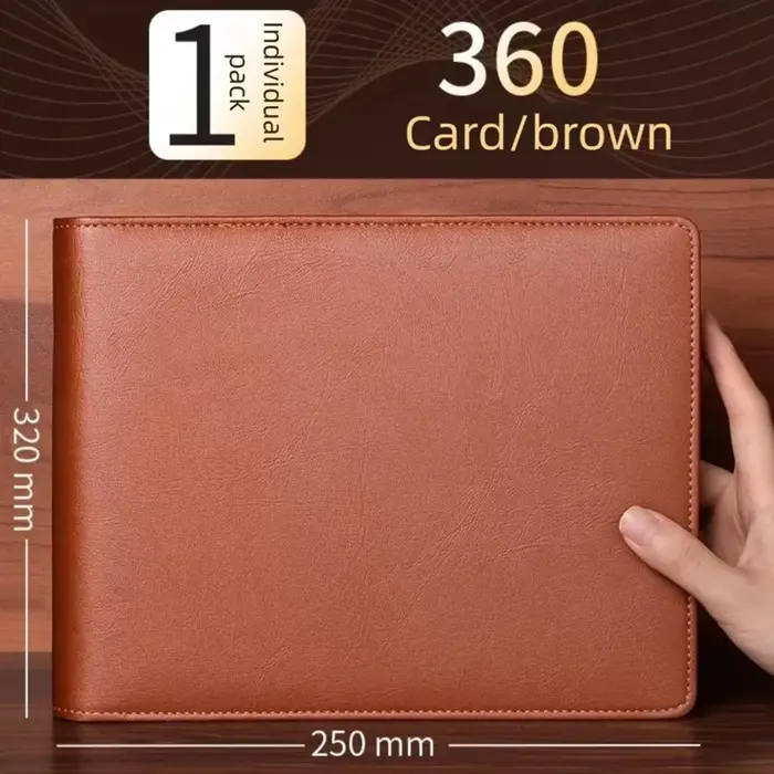 Porte-cartes en cuir PU tendance