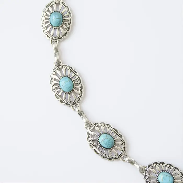 Ceinture à chaîne Turquoise pour femmes