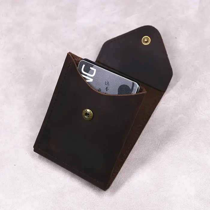 Portefeuille en cuir véritable 100% pour hommes
