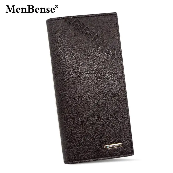 Portefeuille pour hommes longue mode plusieurs fentes pour cartes portefeuille pour hommes mince Lon
