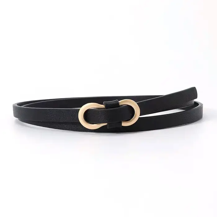 Petite ceinture fine coréenne pour filles, robe décorative, ceinture polyvalente pour femmes avec ju
