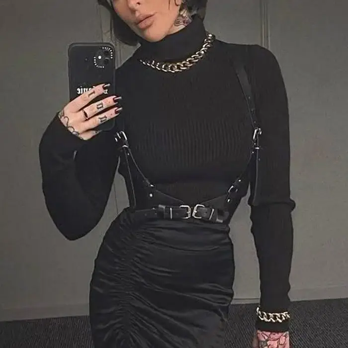Ceinture décorative Punk pour femmes