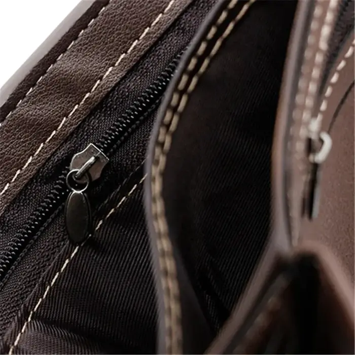 Portefeuille en cuir PU avec moraillon pour homme
