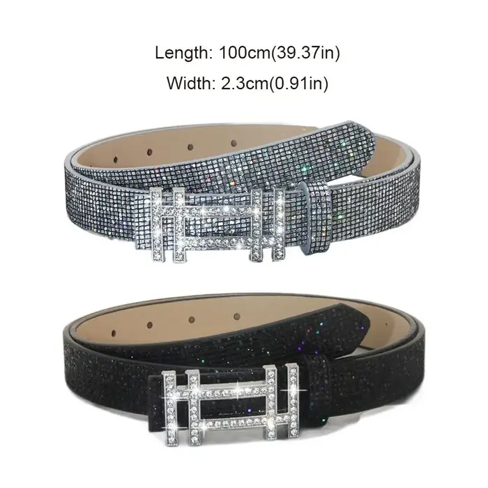 Ceinture Vintage en cuir PU pour femmes
