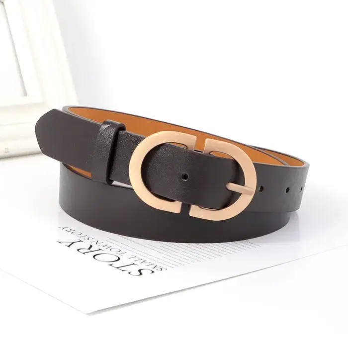 Ceinture de pantalon pour femme ceintures de créateur pour femme mode ceinture noire décontractée fe