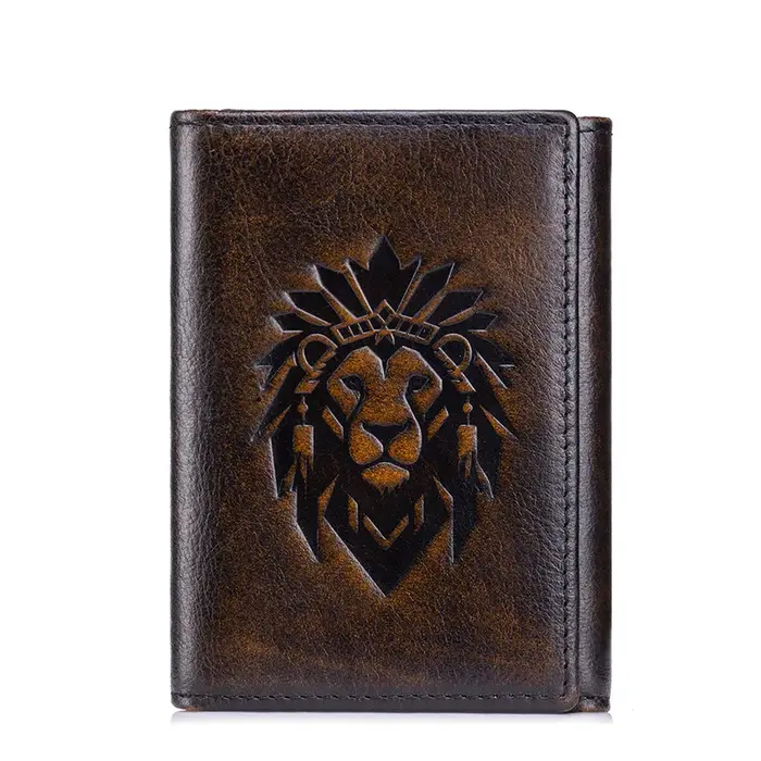 Portefeuille en cuir Sileiden RFID antivol pour homme