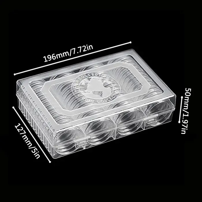Boîte de collecte pour pièces de monnaie, porte-monnaie, capsules de stockage, boîtes de protection,