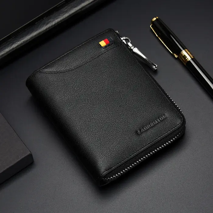 LAORENTOU portefeuille pour hommes en cuir véritable mode 2025 nouveau Design de haute qualité meill