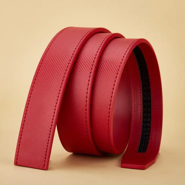 Ceinture automatique en cuir véritable pour hommes