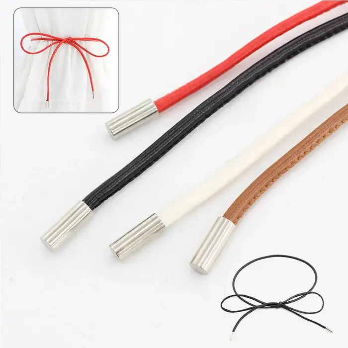 Ceinture fine en cuir sans trous