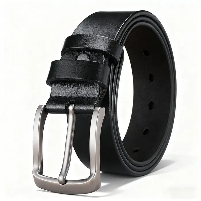 Ceinture à boucle ardillon rétro personnalisée pour hommes