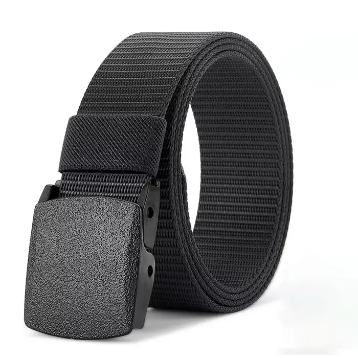 Ceintures de taille tactiques pour hommes, plusieurs Styles, ceinture à boucle en Nylon tressé, légè