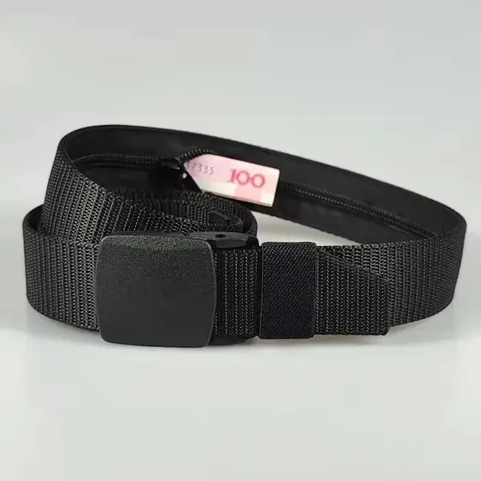 Nouveau voyage argent Anti-vol ceinture taille sac femmes Portable caché