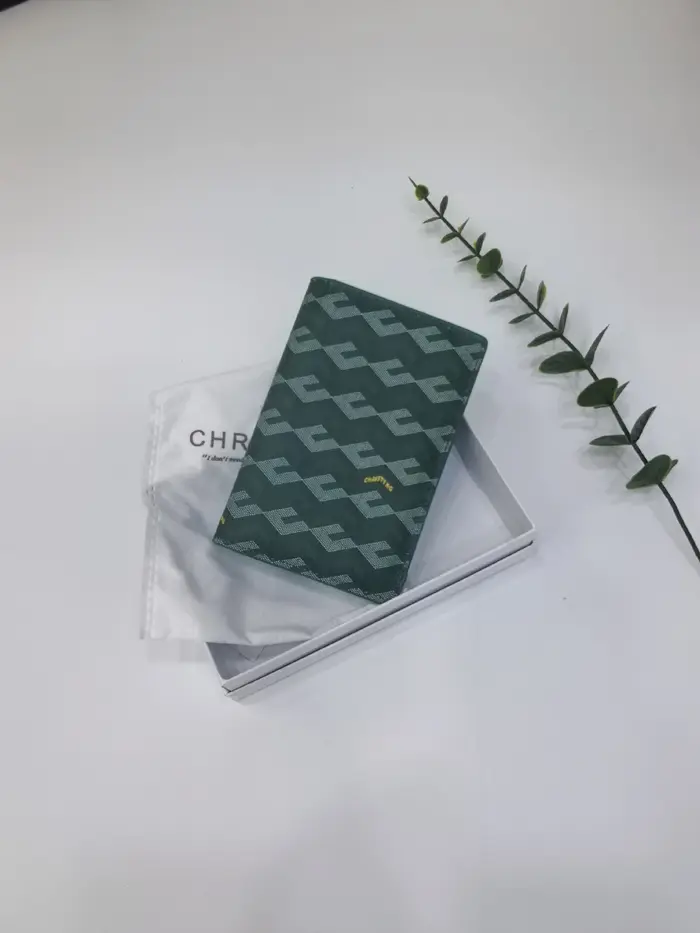 Portefeuille de passeport imprimé géométrique à la mode pour femmes, porte-monnaie Ultra-léger antivol en cuir PU, portefeuille d'affaires transfrontalier