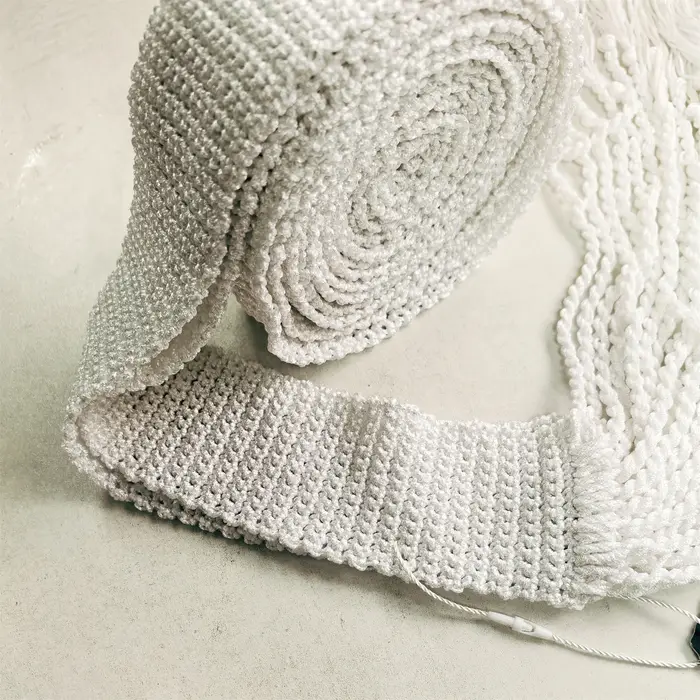 Ceinture blanche faite à la main, prix de gros d'usine