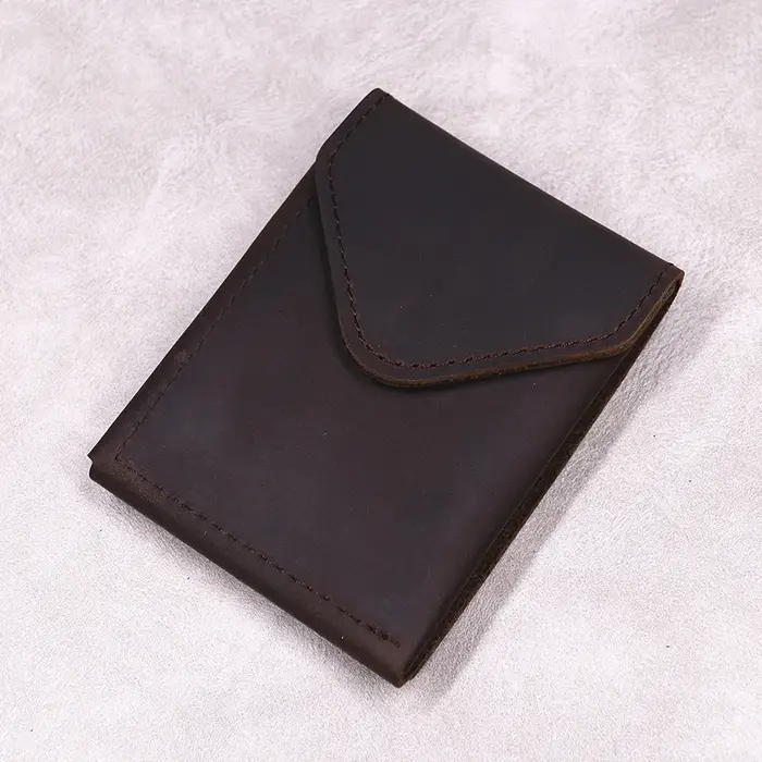 Portefeuille en cuir véritable 100% pour hommes