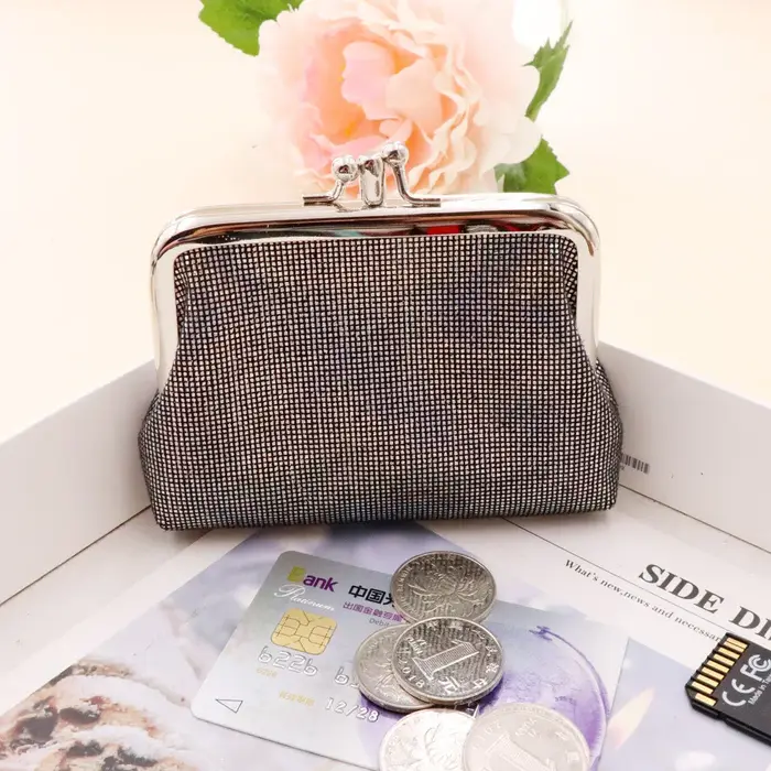 Porte-monnaie double couche pour femmes