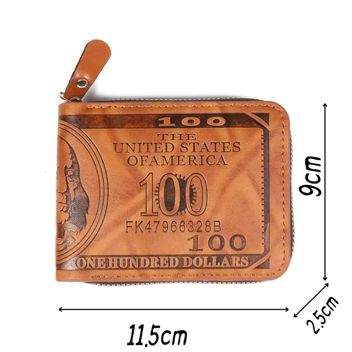 Portefeuille en cuir pour hommes