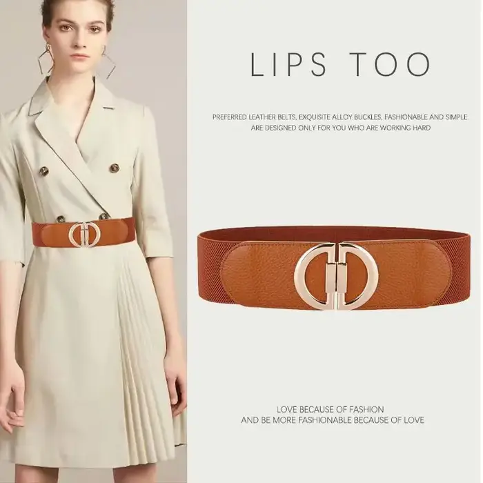 Ceinture de Styliste en Tricot pour Femme