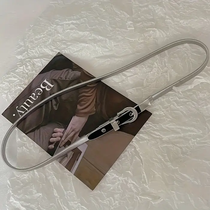 Ceinture pour femme en métal haut de gamme