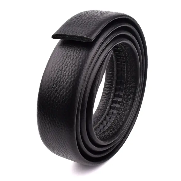 Ceinture antivol en cuir véritable pour hommes et femmes, fermeture éclair, sangle de taille, cachet