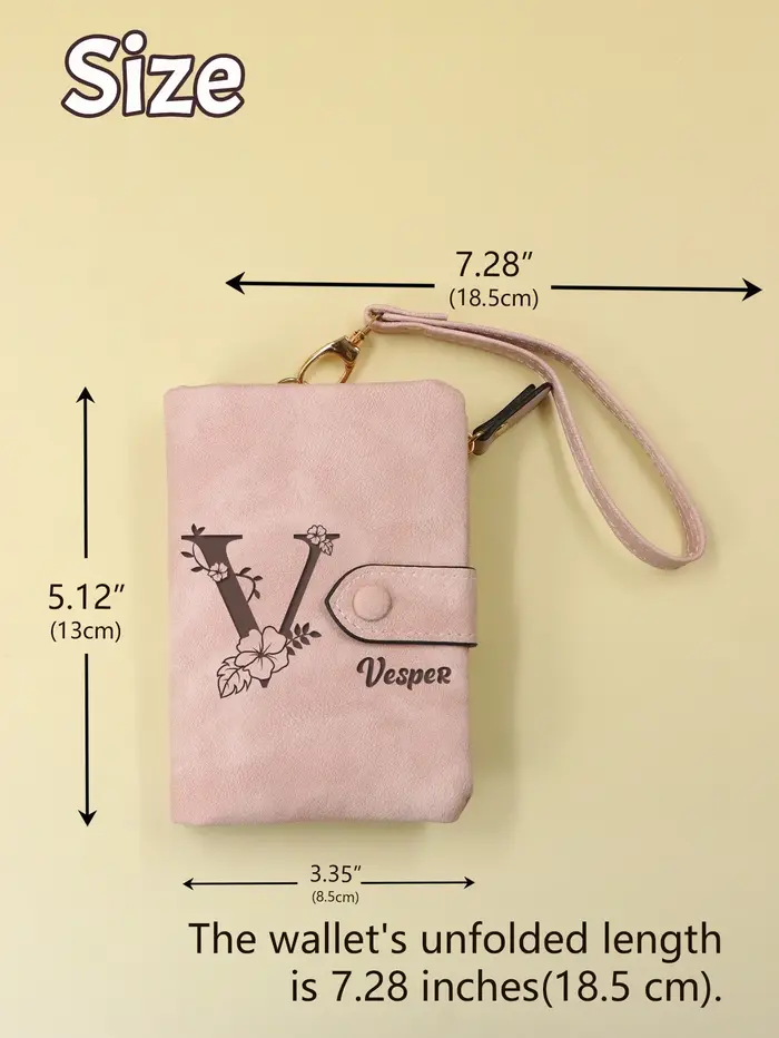 Portefeuille personnalisé pour femmes