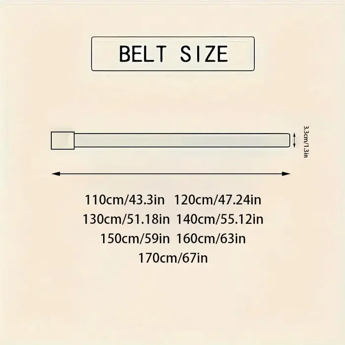 Créateur de mode européen grande taille 105-160 cm ceinture pour hommes
