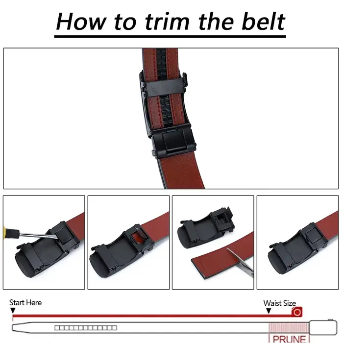 Hommes ceintures en cuir taille sangle mâle automatique boucle ceinture