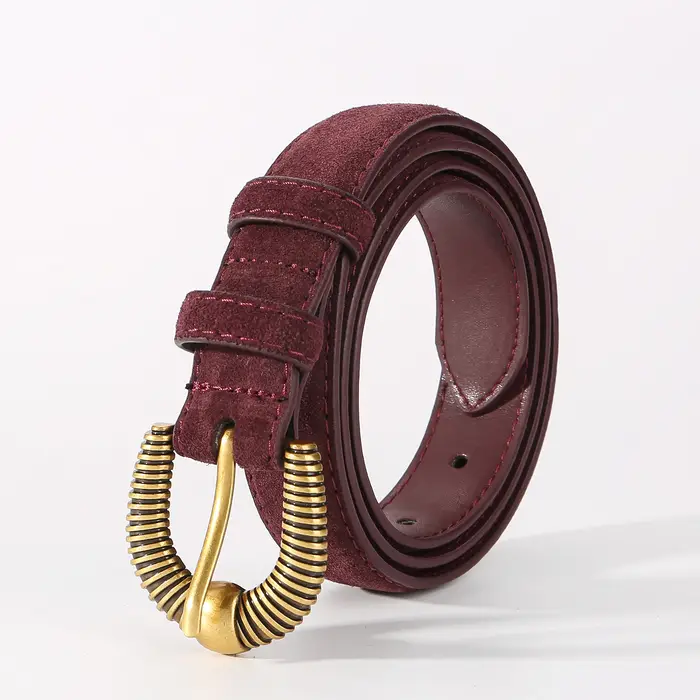 Ceinture en daim pour femmes