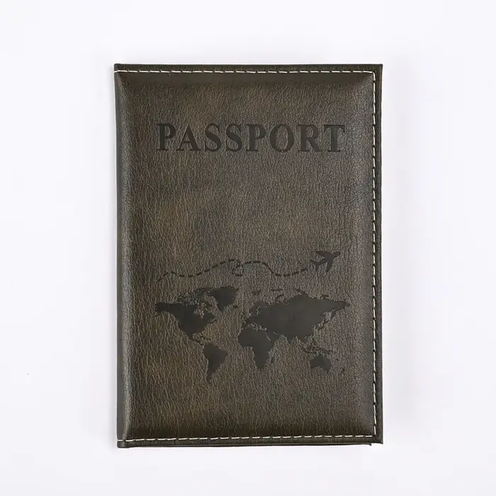 Porte-passeport en PU coloré