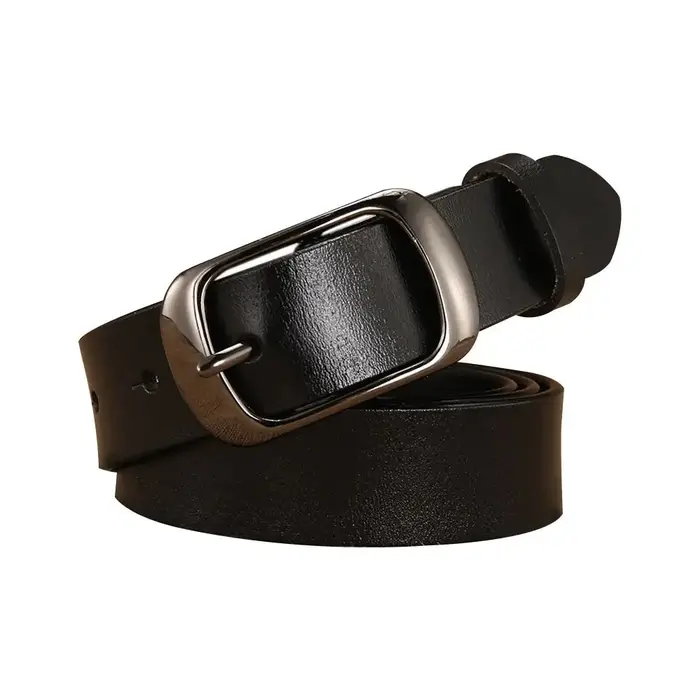 Ceinture en cuir véritable pour femmes