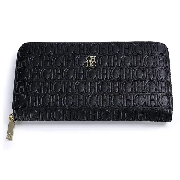 Portefeuille classique pour femme CH Fashion, design uni, lettres en relief, nouveau portefeuille de