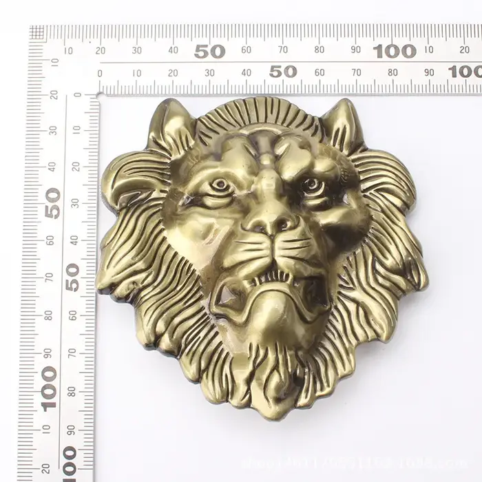 Boucle de ceinture tête de Lion