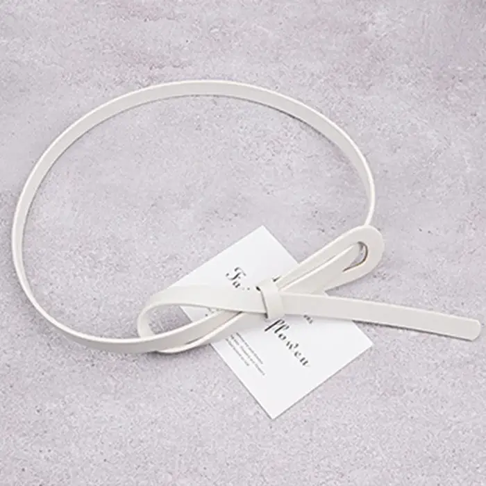 Ceinture élégante Y2k pour femme, boucle en alliage, ceinture fine en cuir PU, sangles fines réglabl