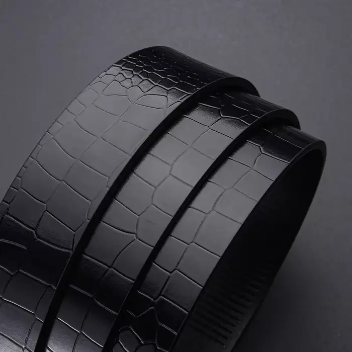 Ceinture en cuir PU élégante pour homme PAUL HUEMAN - Ceintures tendance - Boucle automatique pour affaires