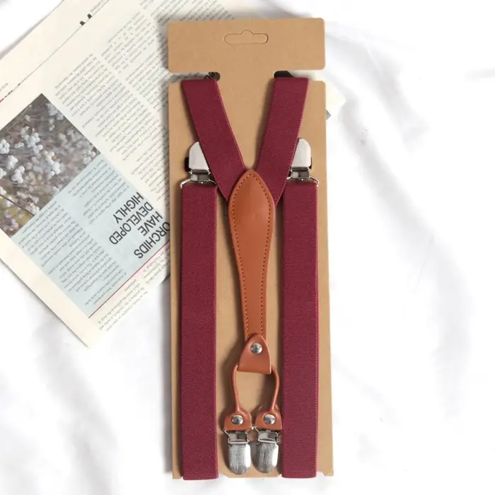Bretelles Vintage de haute qualité pour hommes et femmes