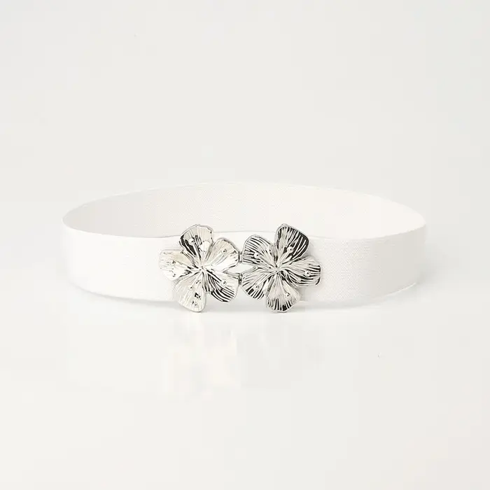 Ceinture élastique à la taille pour femme