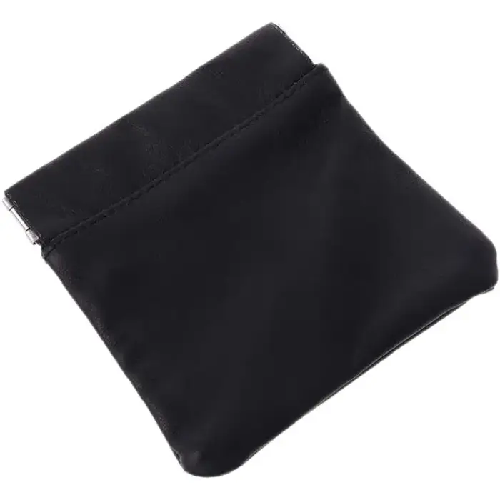 Porte-monnaie en cuir court portefeuille sac femmes hommes petit Mini enfants fille argent changement clé écouteurs voyage porte-carte de crédit