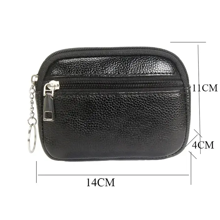 Femmes Mini portefeuille en cuir PU femme sac à main porte-carte porte-monnaie portefeuilles courts petit sac