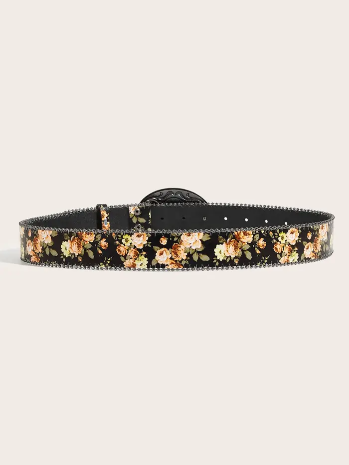 Ceinture western marron y2k pour femme