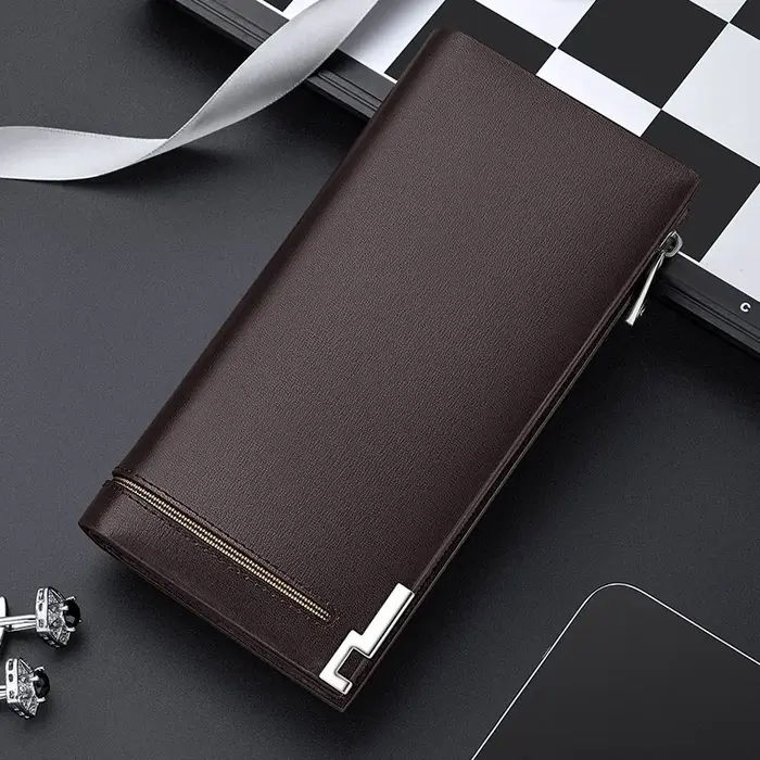 Portefeuille en cuir personnalisé pour homme