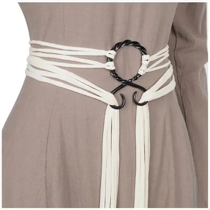 Ceinture Vintage à nœud en corde pour femmes