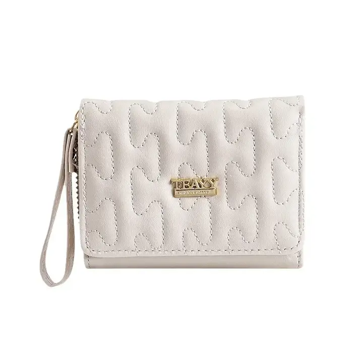 Petit portefeuille pour femme en cuir
