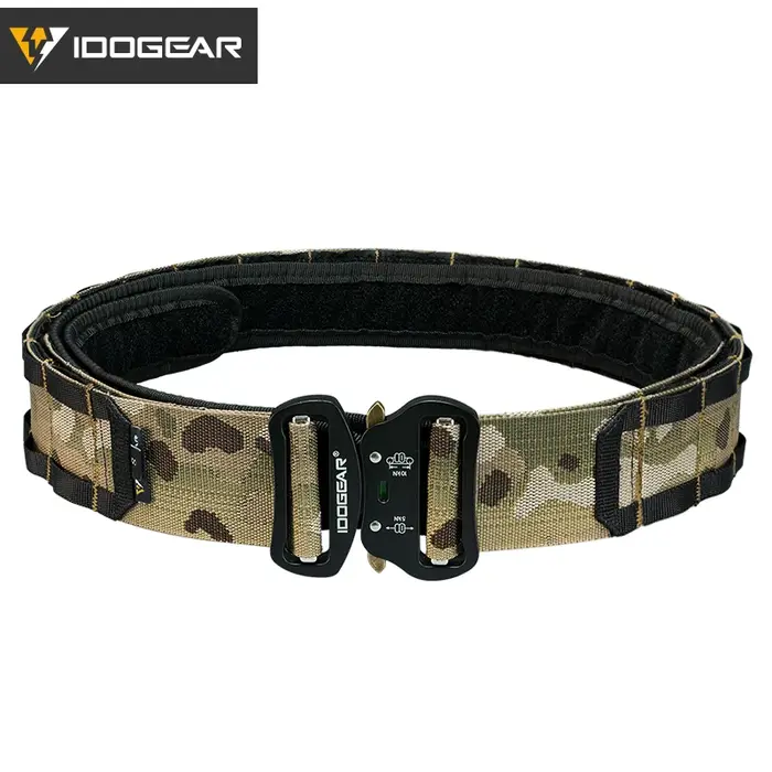 IDOGEAR tactique 2 pouces ceinture de Combat boucle à dégagement rapide MOLLE chasse Sport hommes