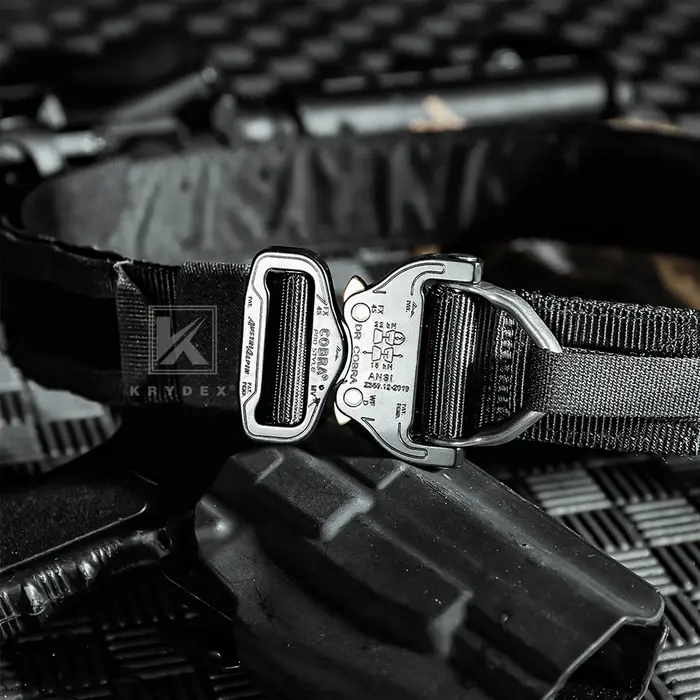 KRYDEX ceinture tactique originale Cobra boucle Rigger hommes MOLLE ceinture 1.75 "intérieur 2" extérieur robuste gamme ceintures pour la chasse en plein air