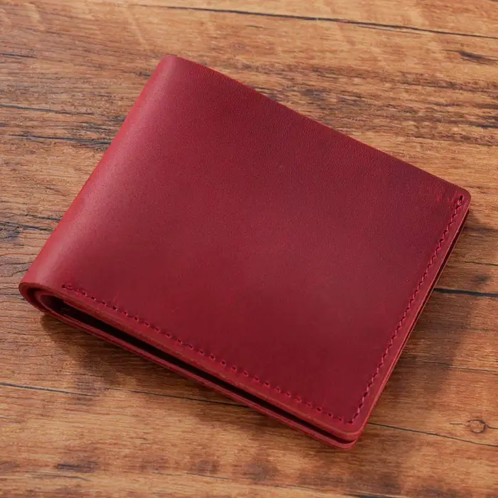 Portefeuille homme en cuir véritable pour hommes