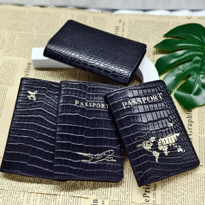 Housse de passeport motif Crocodile
